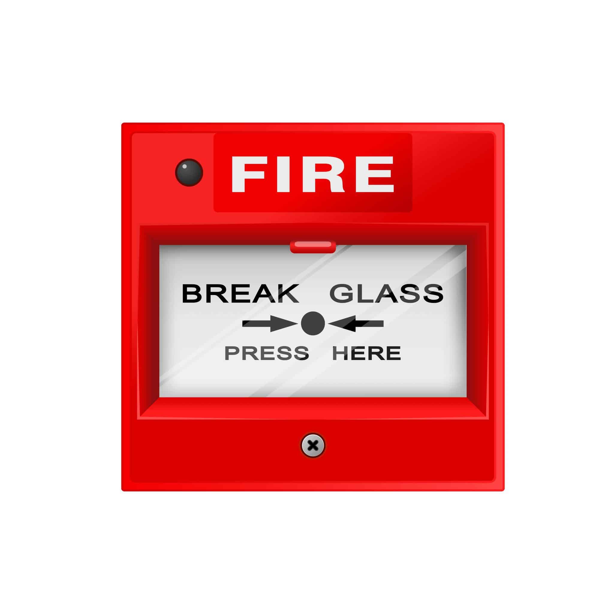 fire alarm box on wall, warning and security system, siren fire alarm box on wall, warning and security system, siren